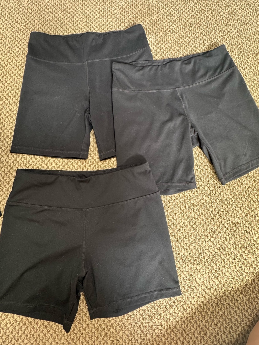 Jockey Black Women’s Bike Shorts - Set of Three